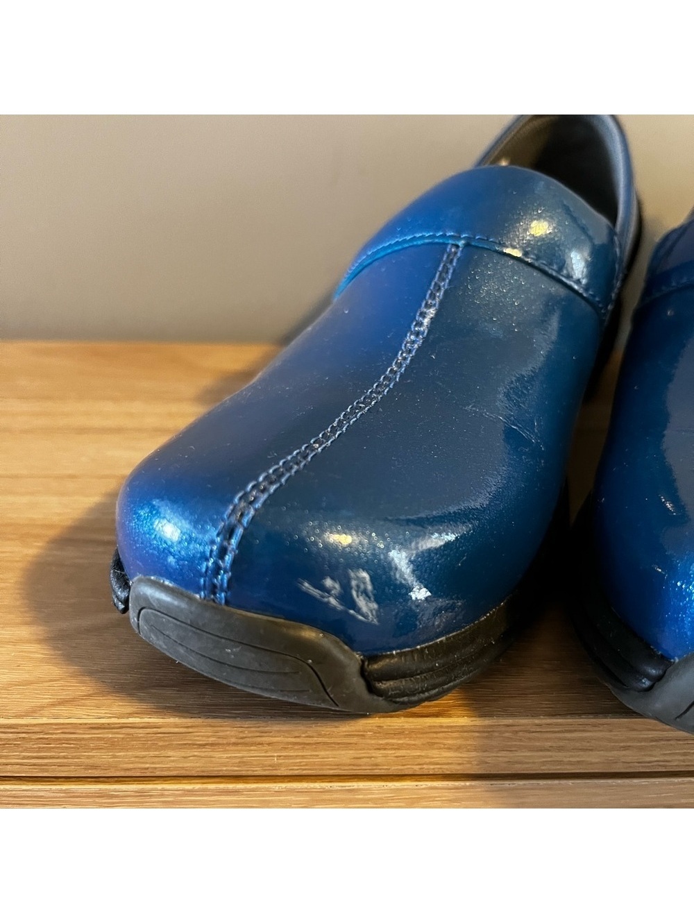 Sanita Original Shiny Blue Women’s Professional Clogs EU 40 US 9 EUC - Picture 4 of 12
